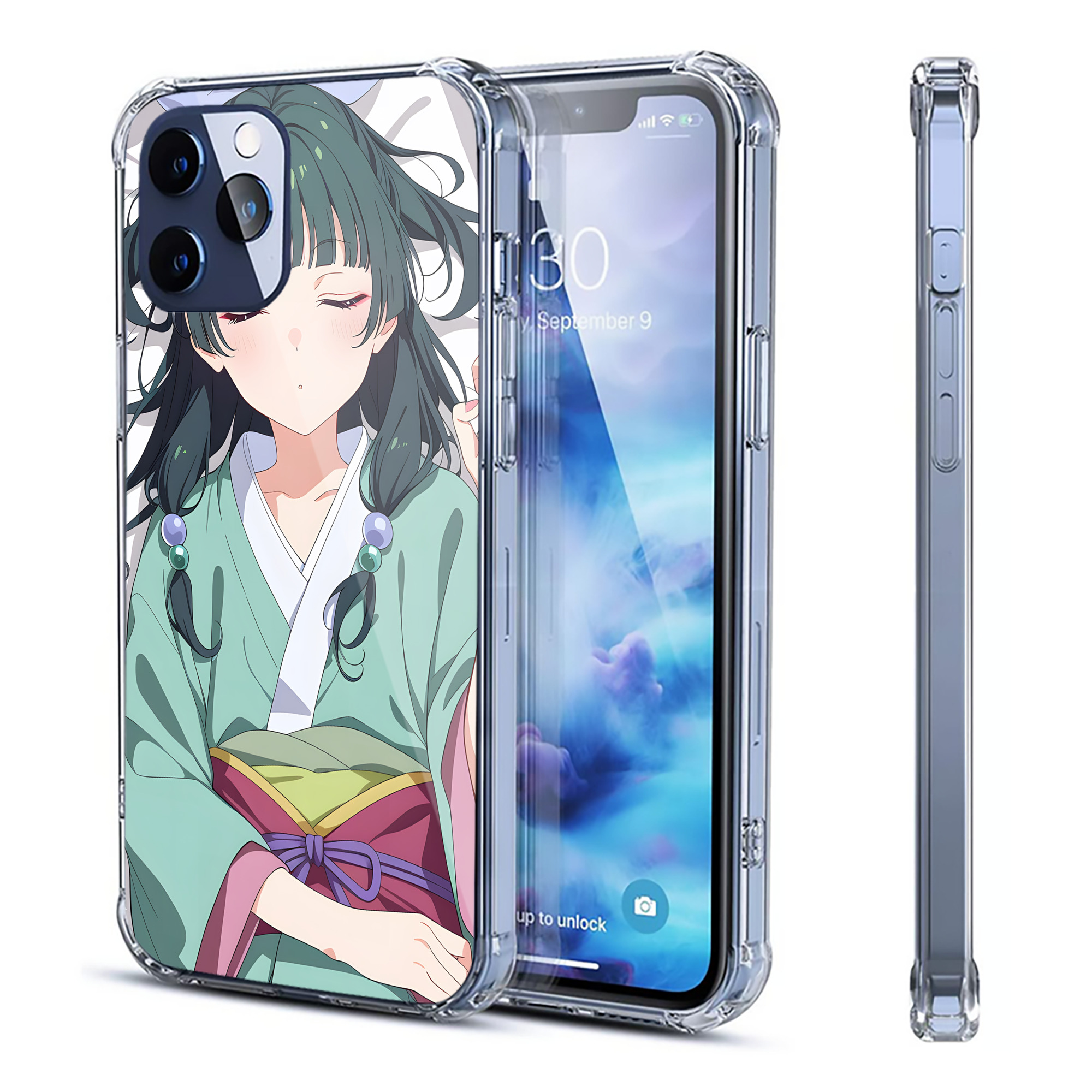 （画像用） 薬屋のひとりごと The Apothecary Diaries 【iPhone 12シリーズ対応】透明スマホケース（クリアソフトケース）